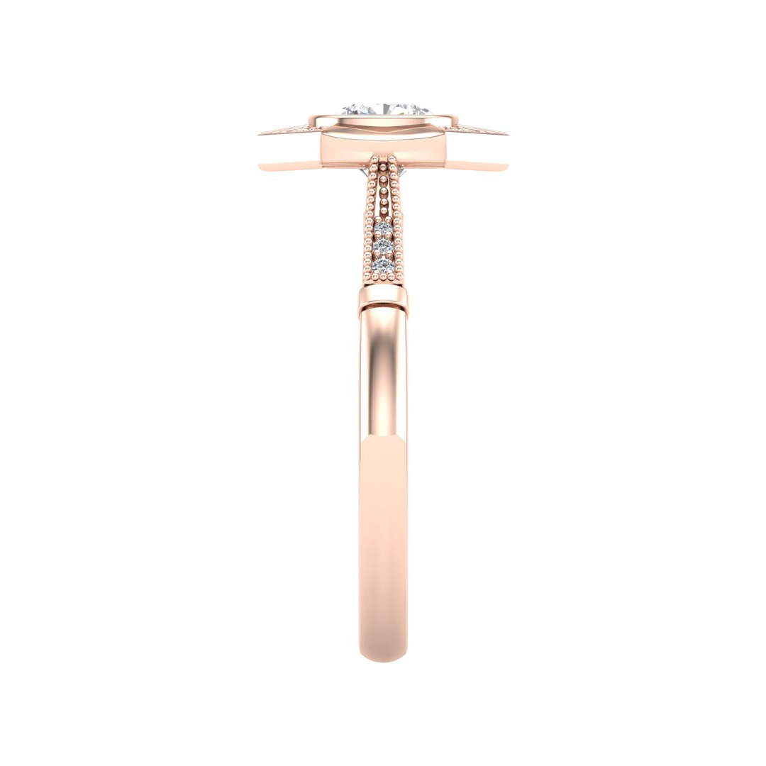 Fatima Halo Engagement Ring